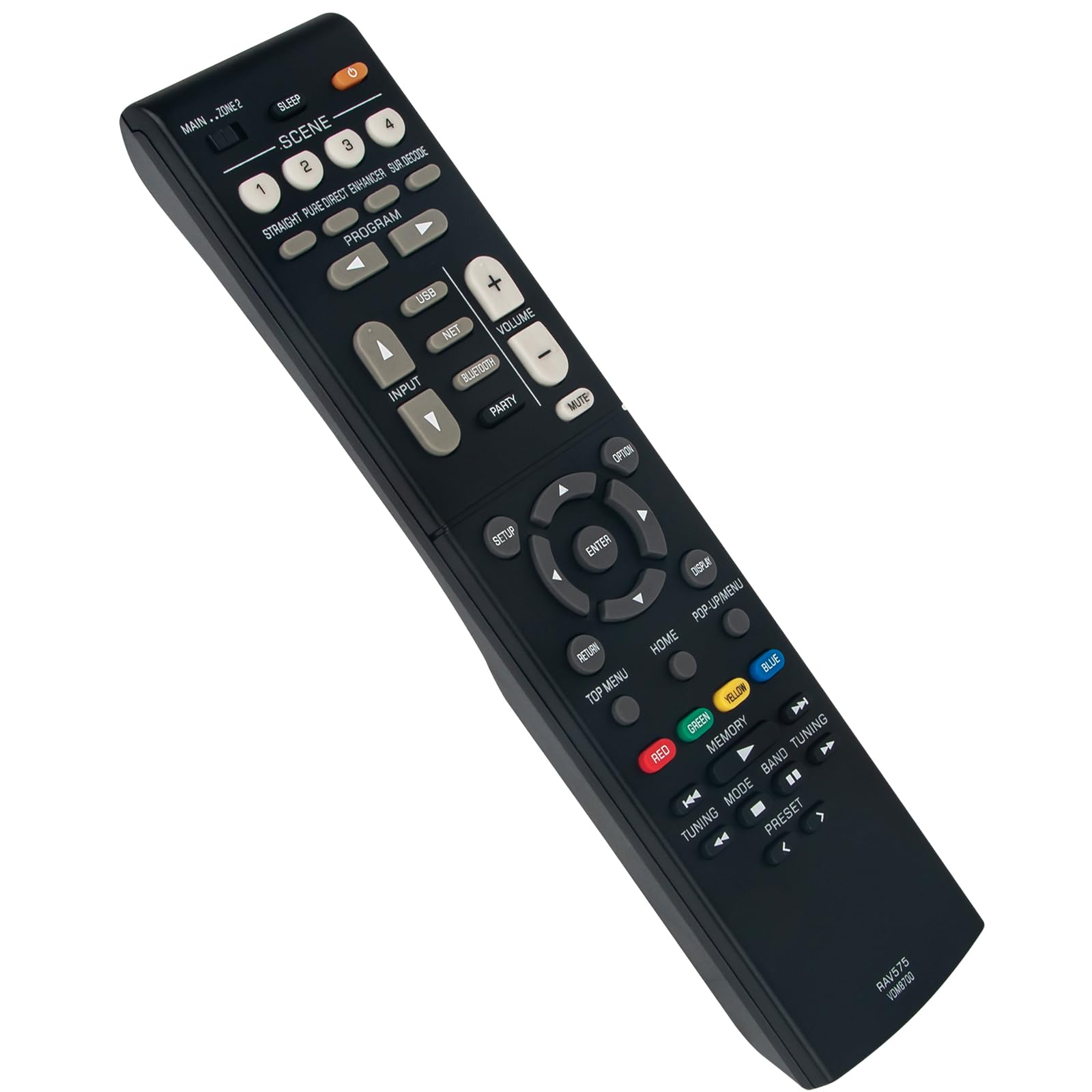 Amazon | RAV575 VDM8700 交換用リモコン ヤマハ AVレシーバー TSR700